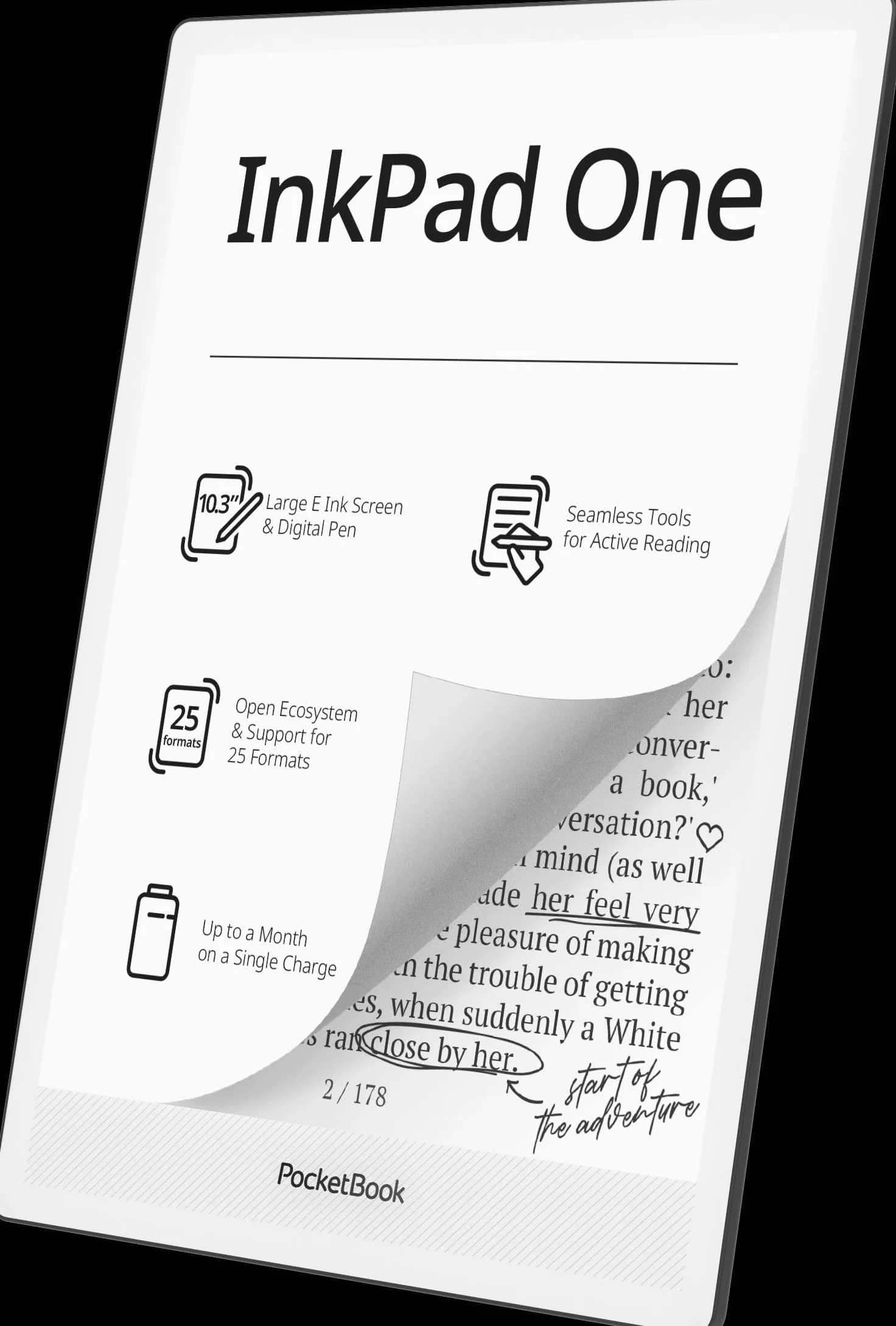 PocketBook InkPad One - Matte Black