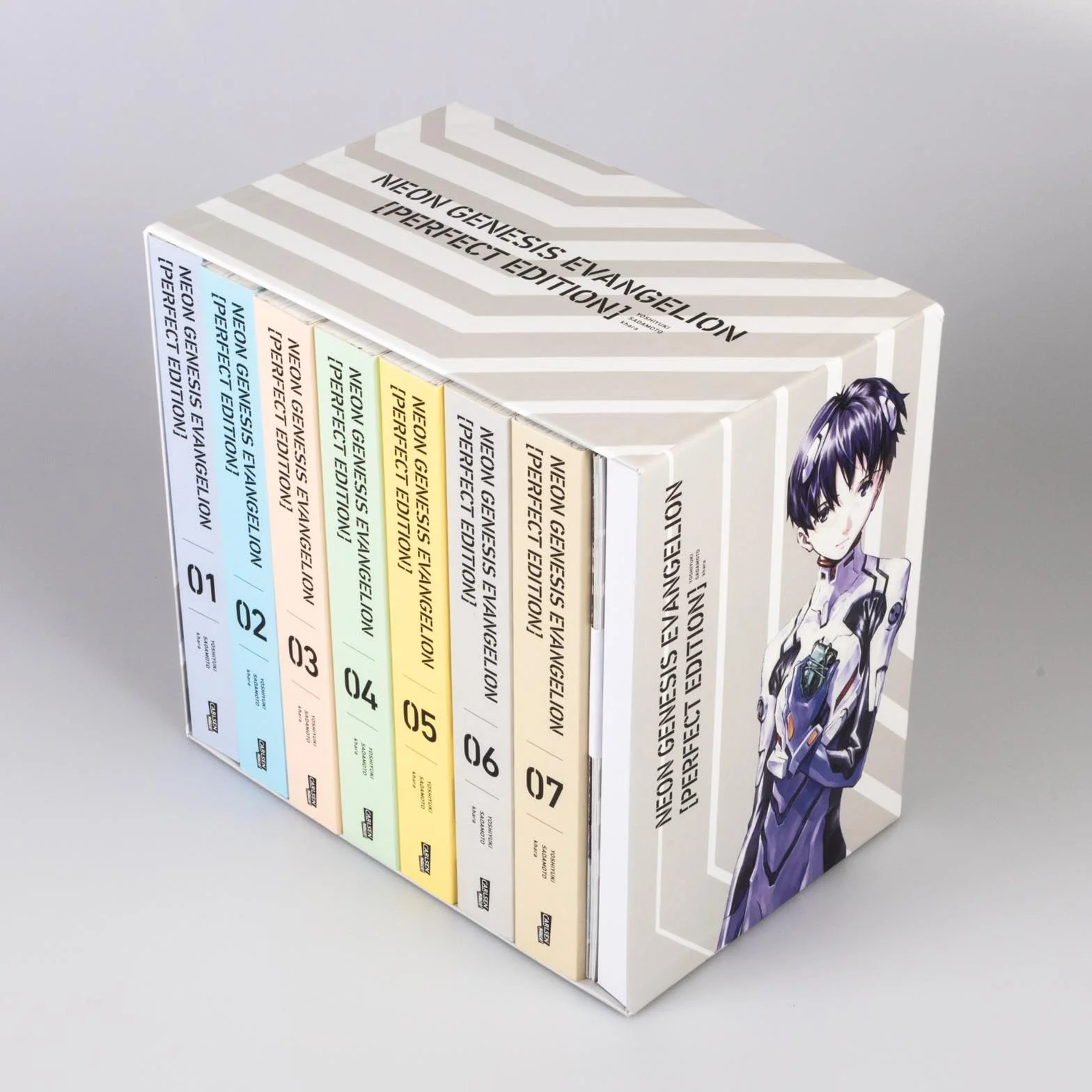 Neon Genesis Evangelion – Perfect Edition, Bände 1-7 im Sammelschuber mit Extras: Neue Edition in 7 Sammelbänden des Mecha-Klassikers