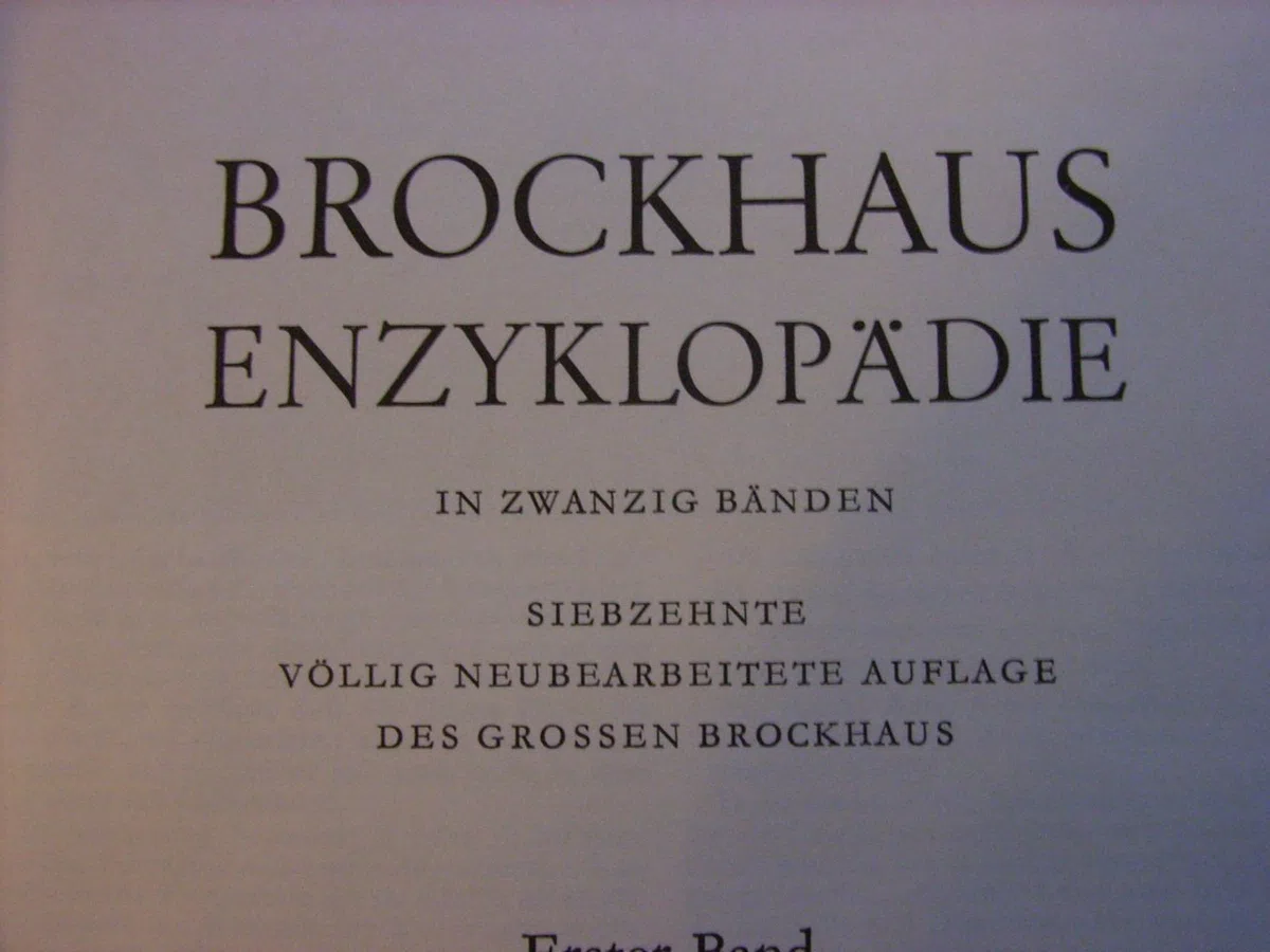 Brockhaus Enzyklopädie in 20 Bänden