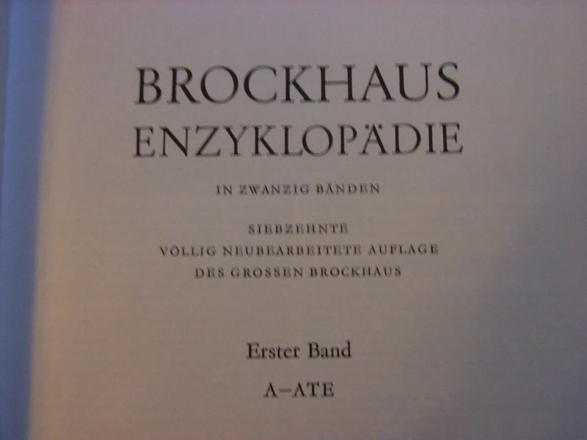 Brockhaus Enzyklopädie in 20 Bänden