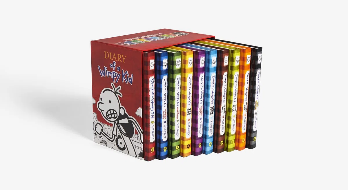 Diary of a Wimpy Kid Box of Books 1–10 Hardcover Gift Set