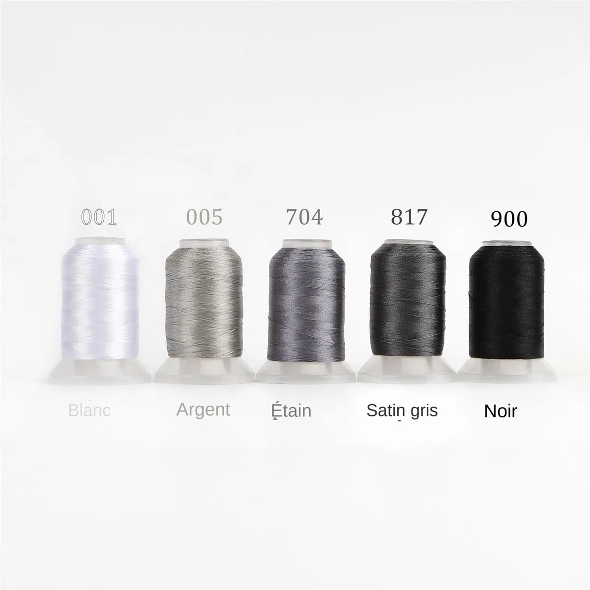 Stickgarn-Set, 40 WT Polyester, 500 m, 63 Farben für Näh- und Bastelprojekte und langlebiges Garn für alle Ihre Stickbedürfnisse