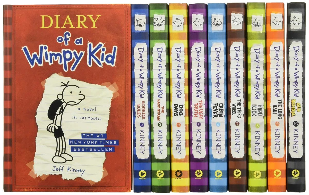 Diary of a Wimpy Kid Box of Books 1–10 Hardcover Gift Set