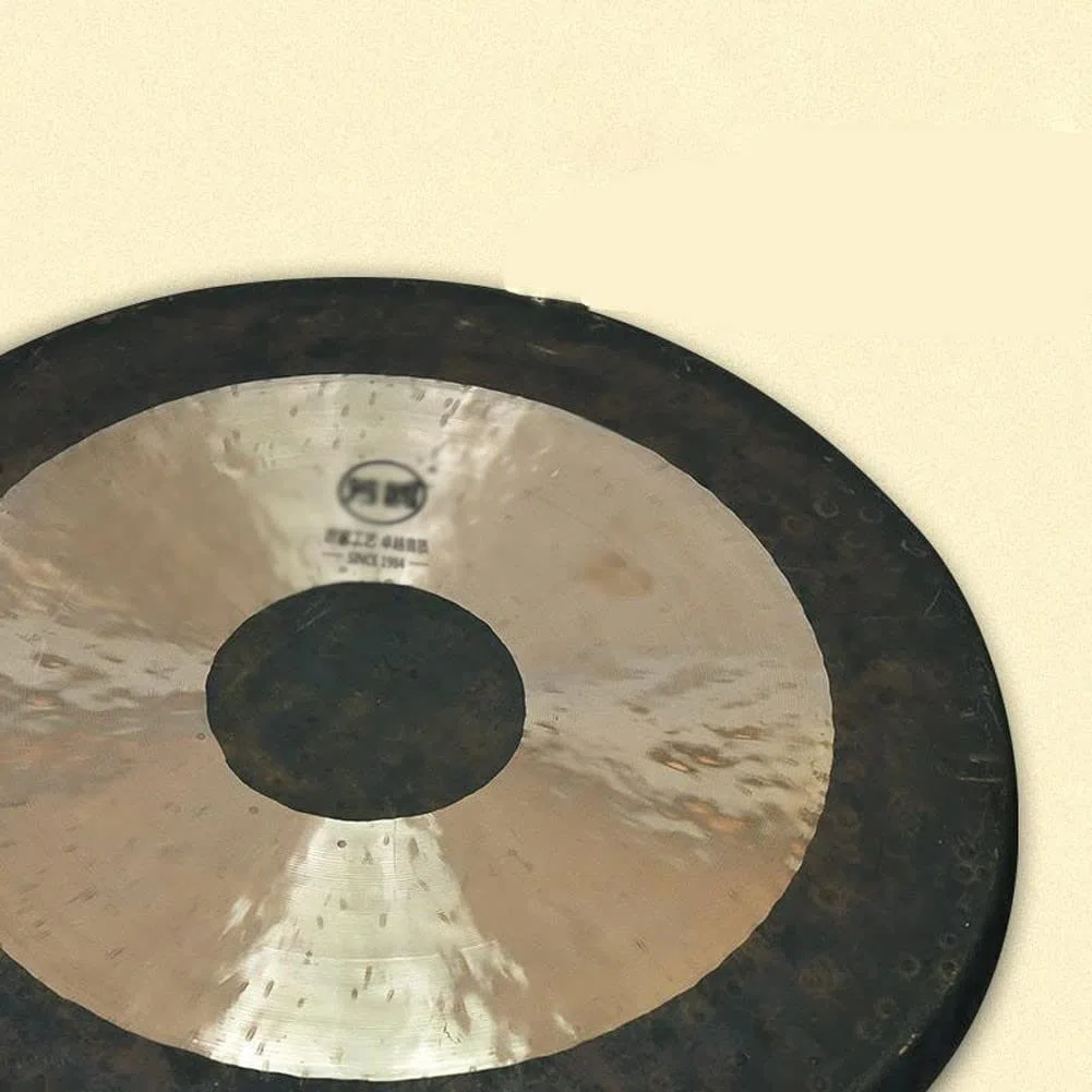 Gong und Trommel， Japanischer Gong Authentischer Gong Gong Instrument Handgefertigte Percussion-Gongs Tibetische Gongs Riesengongs(55cm)