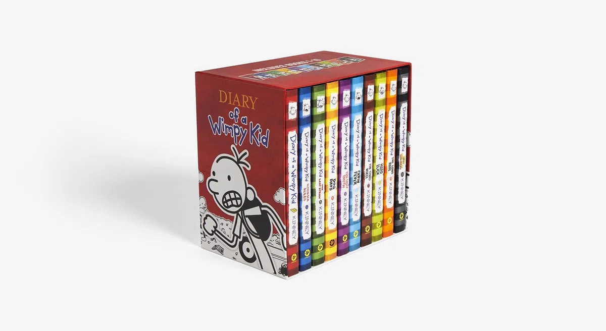 Diary of a Wimpy Kid Box of Books 1–10 Hardcover Gift Set