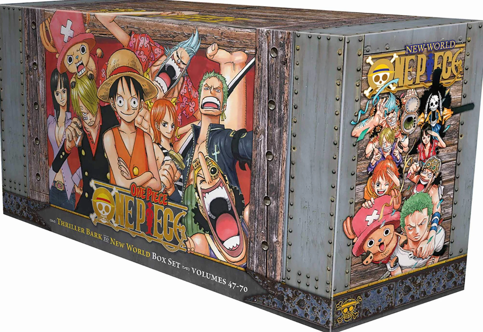 One Piece Box Set 3: Thriller Bark to New World, Bonus Mini Comic "One Piece x Dragon Ball" (ONE PIECE GN BOX SET, Band 3)