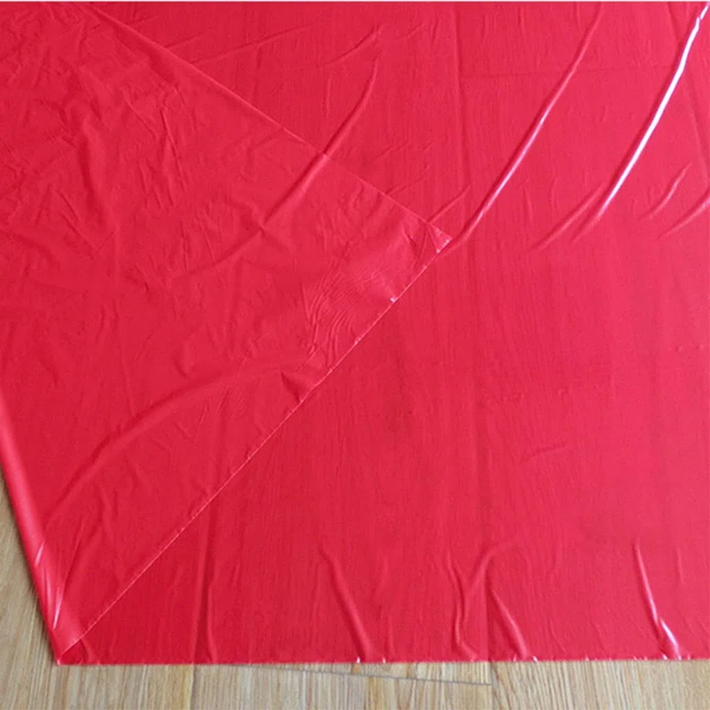 Pflanzliche Kunststofffolie gelocht, 5~50 m rote Pflanzmulchfolie, effizientere Folie for Anbau von Gemüsepflanzen, Folie zur Pflanzenpflege im Gewächshaus, Landwirtschaftsfolie, 1 Stück(15Meters)